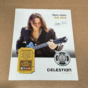 Robben Ford - Celestion Speakers - 2013 Print Ad